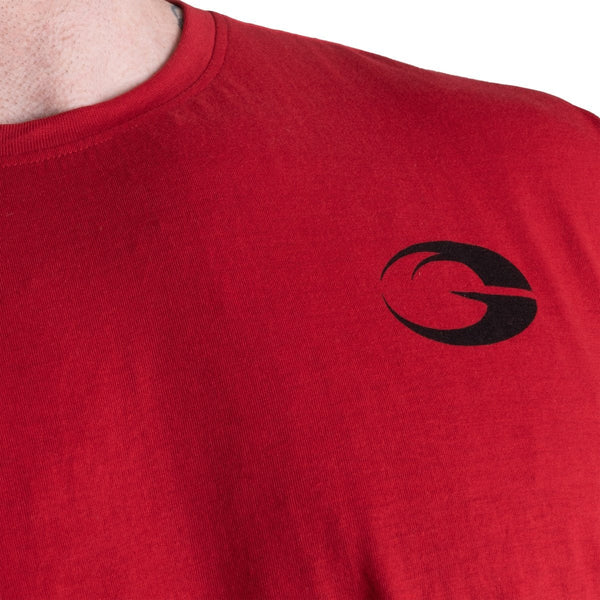 GASP Division Iron Tee Chilli Red - Medium - T-Shirt at MySupplementShop by Gasp