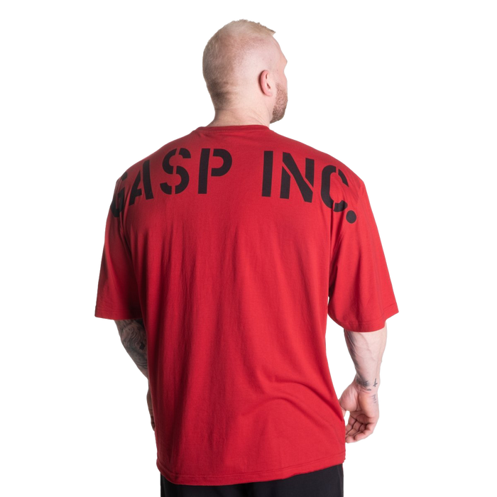 GASP Division Iron Tee Chilli Red