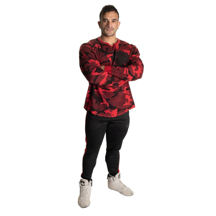 GASP Thermal Logo Sweater Red Camo