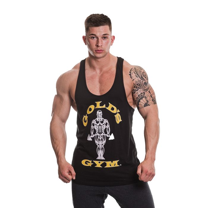 Golds Gym Muscle Joe Premium Stringer - Black