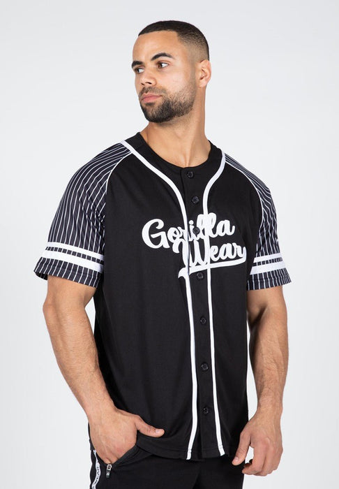 Gorilla Wear 82 Baseball Jersey Black - Medium - Jersey at MySupplementShop by Gorilla Wear