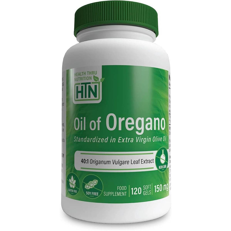 Health Thru Nutrition Oil of Oregano 150mg 120 Softgels | Premium Supplements at MYSUPPLEMENTSHOP