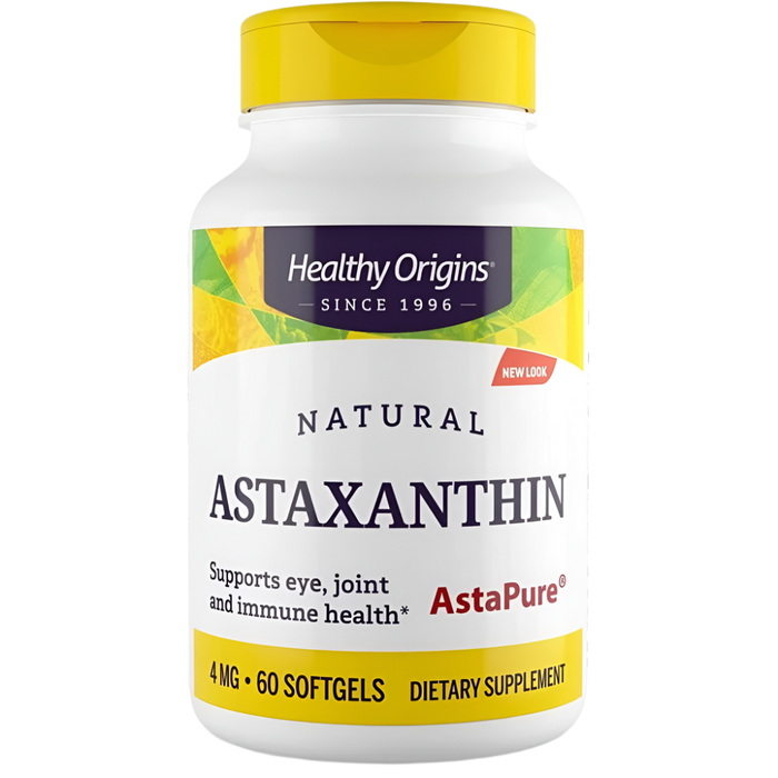 Healthy Origins Astaxanthin 4mg 60 Softgels