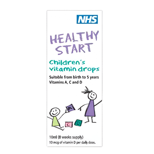 NHS Healthy Start Kids Vitamin Drops - 10ml - Children's Health at MySupplementShop by NHS Healthy Start