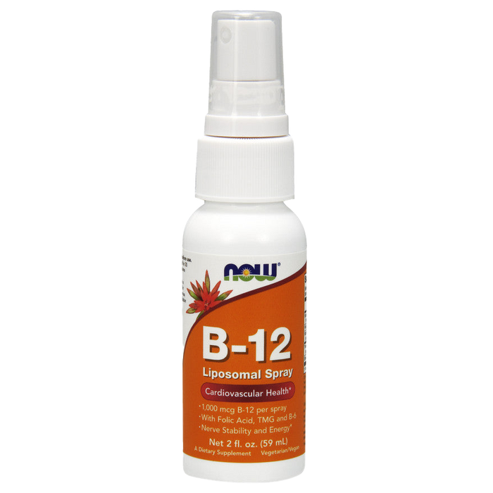 NOW Foods Vitamin B-12, liposomales Spray – 59 ml.