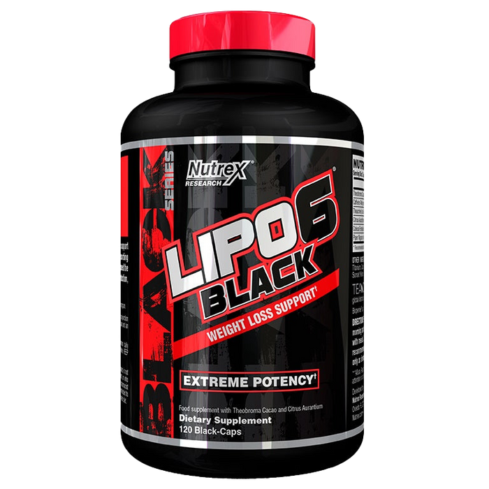 Nutrex Lipo-6 Black - 120 black caps