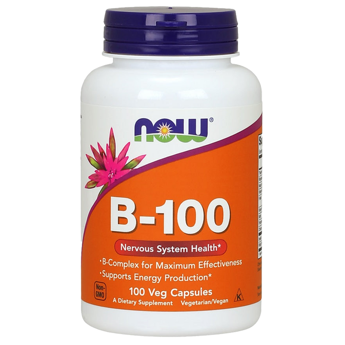 NOW Foods Vitamin B-100 – 100 Kapseln