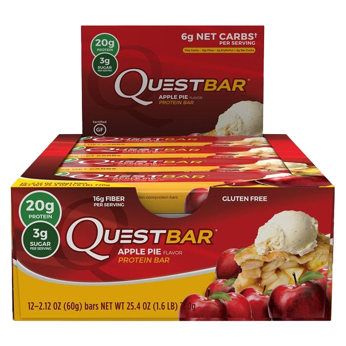 Quest Nutrition Quest Bar Apple Pie  12 bars