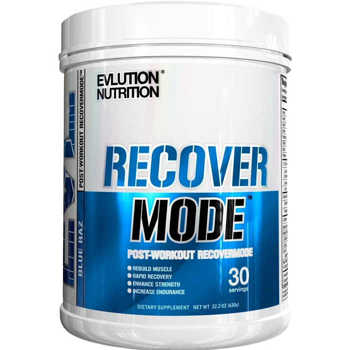 EVLution Nutrition RecoverMode, Blue Raz - 630 grams