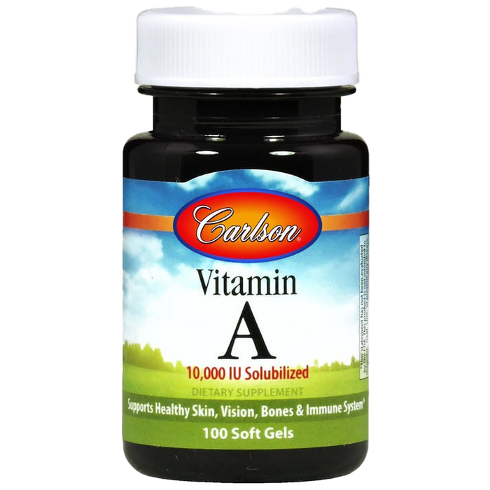 Carlson Labs Vitamin A gelöst, 10.000 IE – 100 Kapseln