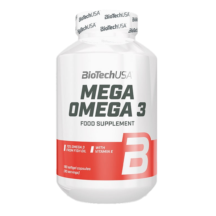 BioTechUSA Mega Omega 3 - 180 caps