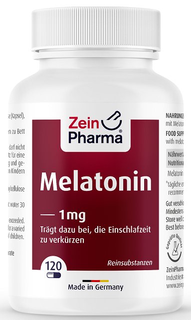 Zein Pharma Melatonin, 1mg 120 caps