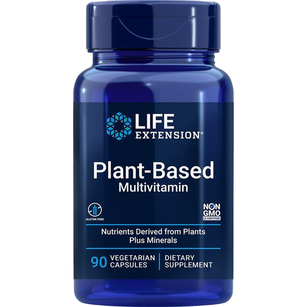 Life Extension Plant-Based Multivitamin - 90 vcaps