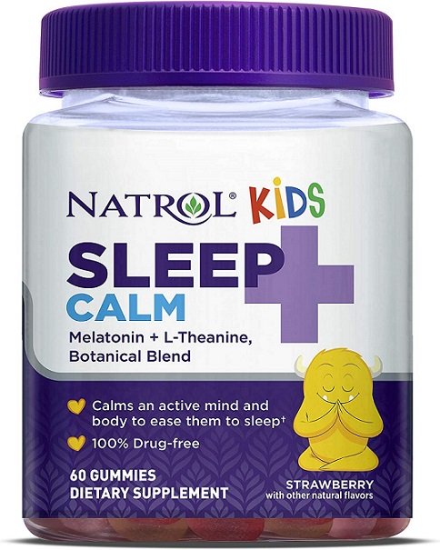 Natrol Kids Sleep + Calm, Strawberry - 60 gummies