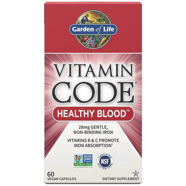 Garden of Life Vitamin Code Healthy Blood - 60 vegan caps