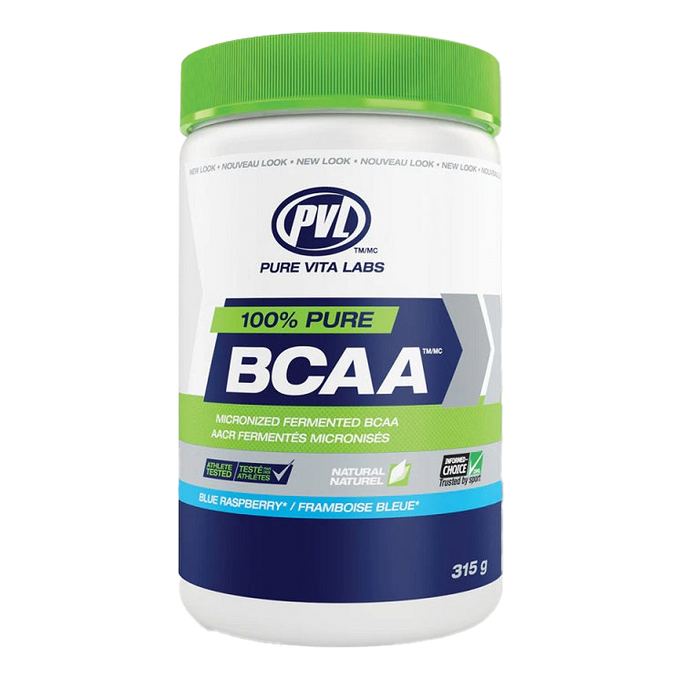 PVL Essentials 100 % reines BCAA, blaue Himbeere – 315 Gramm