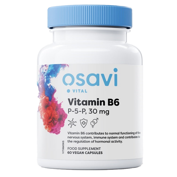 Osavi Vitamin B6 - P-5-P, 30 mg - 60 vegan caps