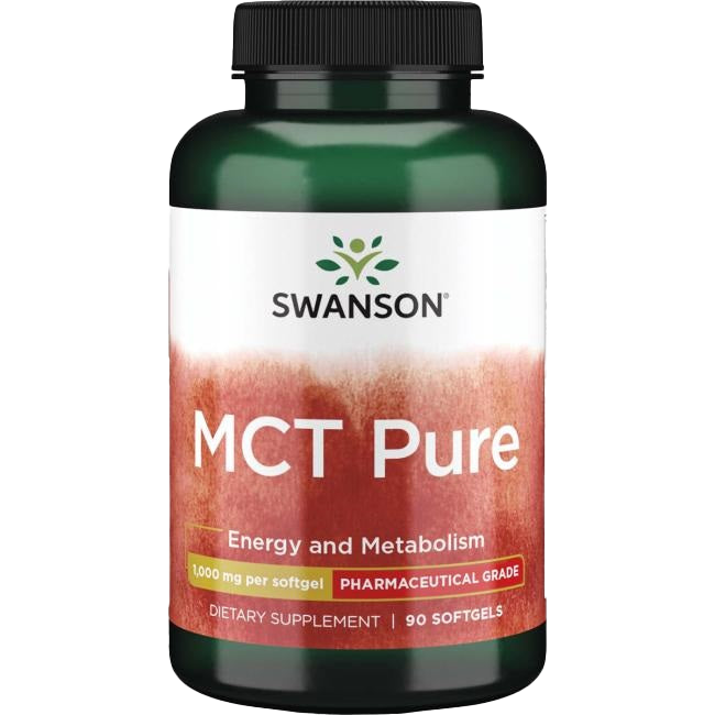 Swanson MCT Pure, 1000 mg – 90 Kapseln