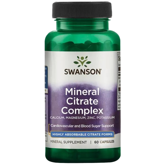 Swanson Mineral Citrate Complex - 60 caps