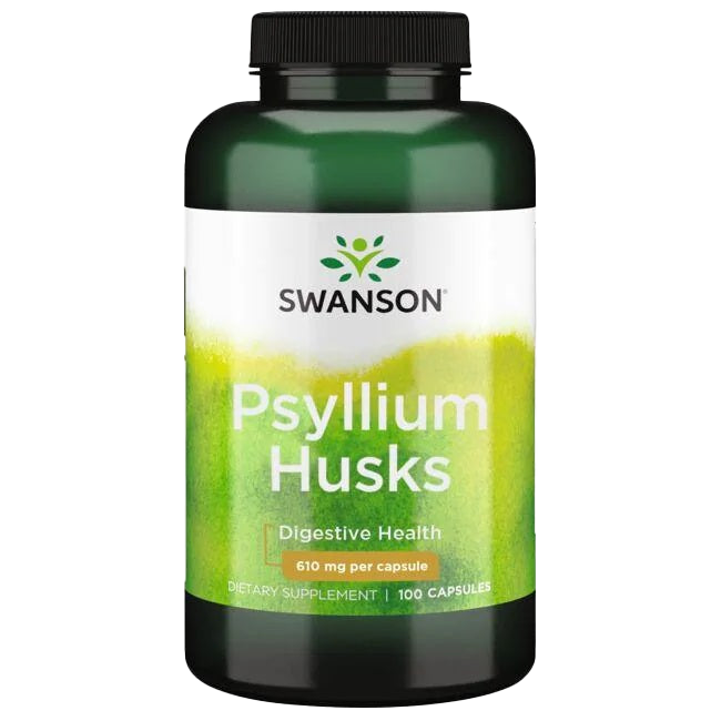 Swanson Psyllium Husks, 610mg - 100 caps