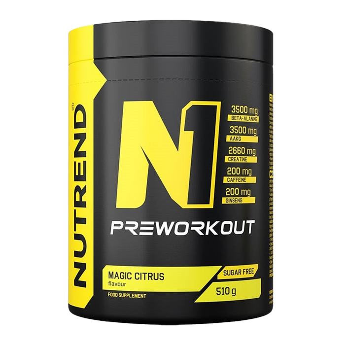 Nutrend N1 PreWorkout Magic Citrus  510g