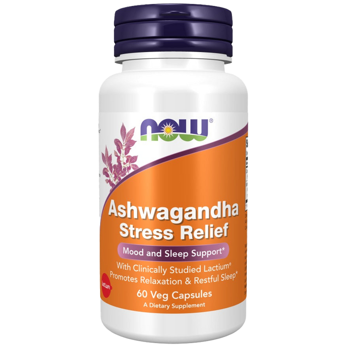 NOW Foods Ashwagandha Stress Relief  60 vcaps