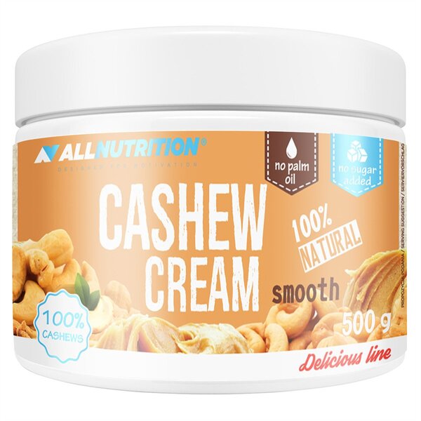 Allnutrition Cashew Cream, Smooth - 500g - Nut Butter at MySupplementShop by Allnutrition