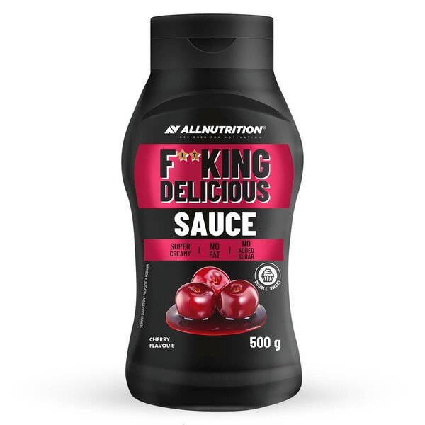 Allnutrition Fitking Delicious Sauce, Cherry - 500g - Nutrition Bar at MySupplementShop by Allnutrition