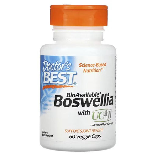 Doctor's Best Boswellia with UC-II - 60 vcaps Best Value Sports Supplements at MYSUPPLEMENTSHOP.co.uk