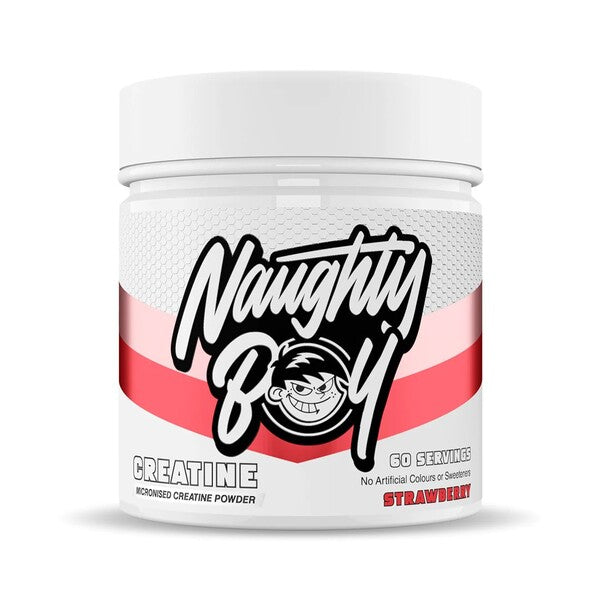 Creatine - 300g - Strawberry - Creatine at MySupplementShop by Naughty Boy