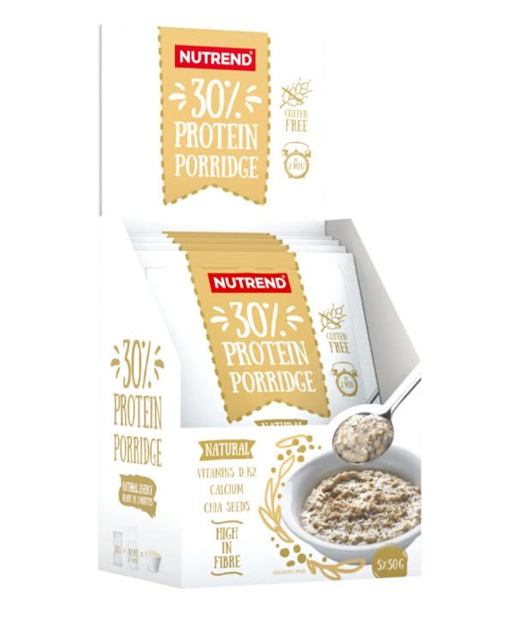 30% Protein Porridge - 5 x 50g - Natural - Health Foods at MySupplementShop by Nutrend