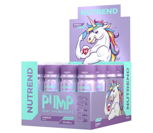 Nutrend Pump Pre-Workout Shot, Rainbow - 20 x 60 ml. - Default Title - Sports Nutrition at MySupplementShop by Nutrend