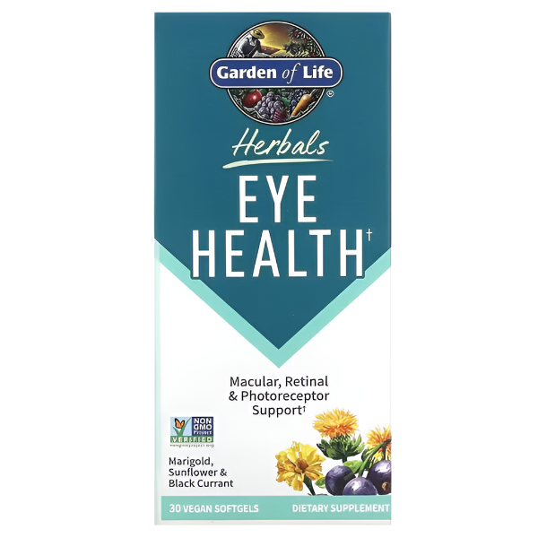 Garden of Life Herbals Eye Health - 30 vegan softgels