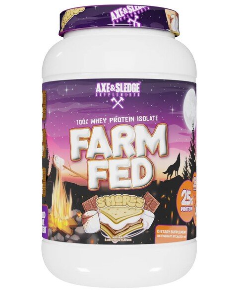 Axe & Sledge Farm Fed 917g - S'Mores - Protein at MySupplementShop by Axe & Sledge