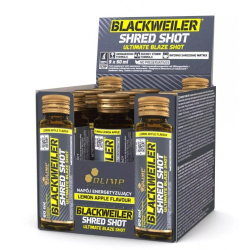 Olimp Nutrition Blackweiler Shred Shot 9 x 60 ml.