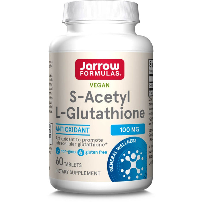 Jarrow Formulas S-Acetyl L-Glutathione 100mg 60 Tablets - Special Formula at MySupplementShop by Jarrow Formulas