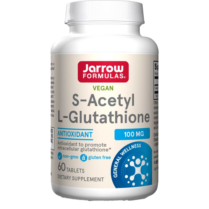 Jarrow Formulas S-Acetyl L-Glutathione 100mg 60 Tablets