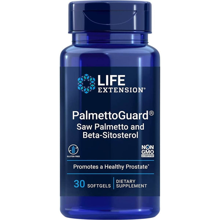 Life Extension PalmettoGuard Saw Palmetto and Beta-Sitosterol 30 Softgels - Health and Wellbeing at MySupplementShop by Life Extension