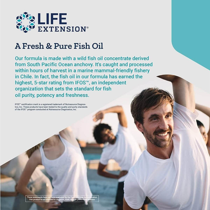 Life Extension Super Omega-3 EPA/DHA Fish Oil Sesame Lignans &amp; Olive Extract 60 Softgels | Premium Supplements at MYSUPPLEMENTSHOP