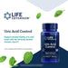 Life Extension Uric Acid Control 60 Vegetarian Capsules | Premium Supplements at MYSUPPLEMENTSHOP