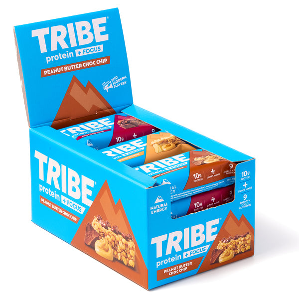 Tribe Protein + Focus Flapjack | 10g Plant Protein | Vegan & Gluten-Free