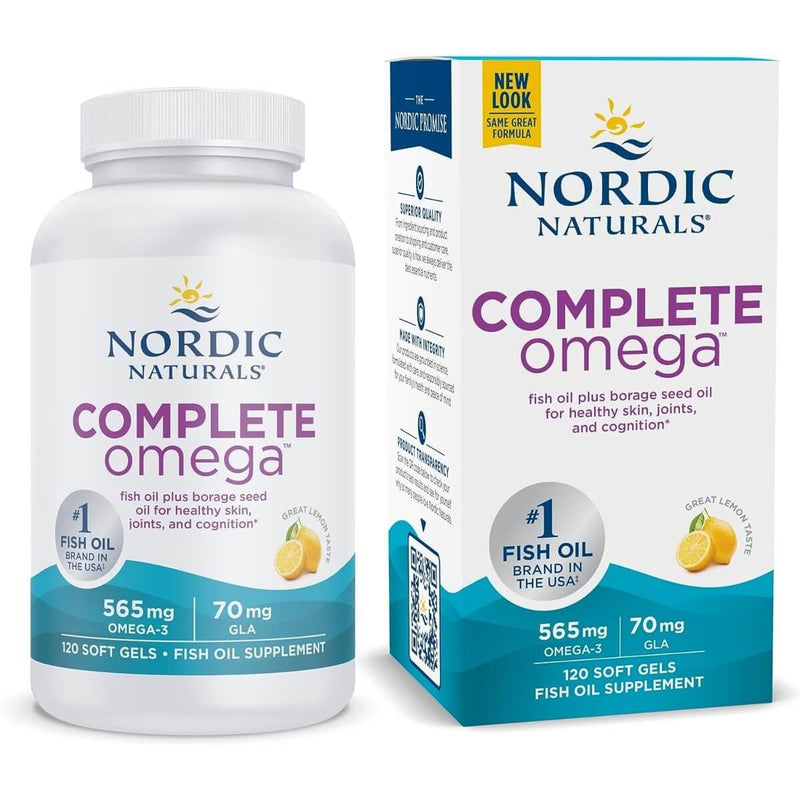 Nordic Naturals Complete Omega 3,6,9 120 Softgels (Lemon) | Premium Supplements at MYSUPPLEMENTSHOP