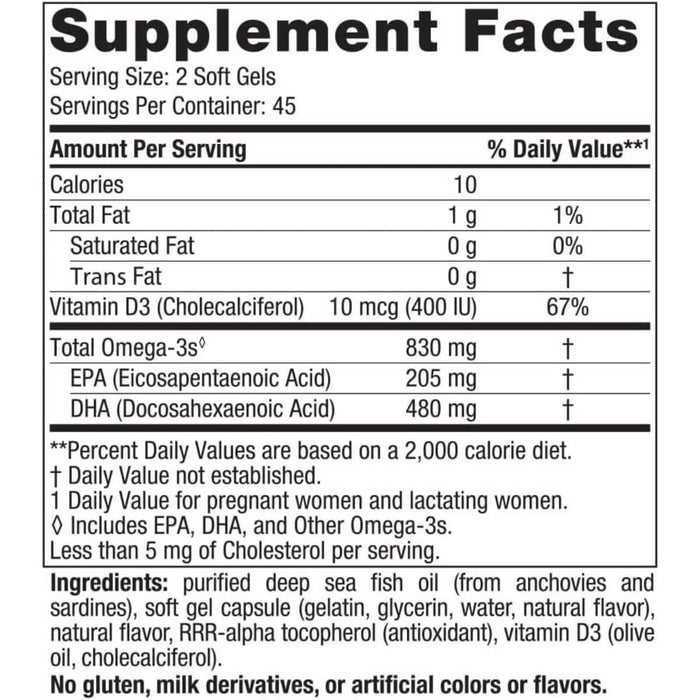 Nordic Naturals Prenatal DHA Omega-3 830mg with Vitamin D3 90 Softgels | Premium Supplements at MYSUPPLEMENTSHOP