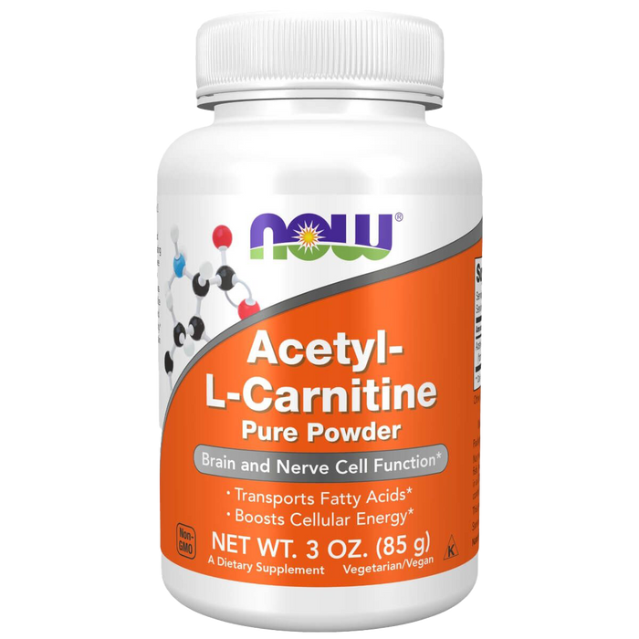 NOW Foods ALC (Acetyl-L-Carnitine) Powder 3oz (85g)