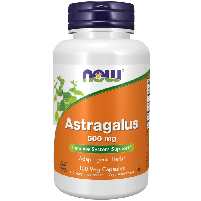 NOW Foods Astragalus, 500 mg – 100 Kapseln