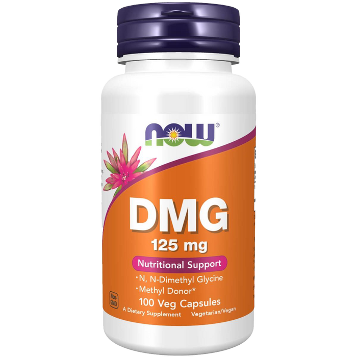 NOW Foods DMG (Dimethylglycin), 125 mg – 100 Kapseln