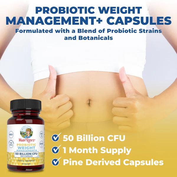 MaryRuth Organics Probiotic Weight Management+ - 60 caps