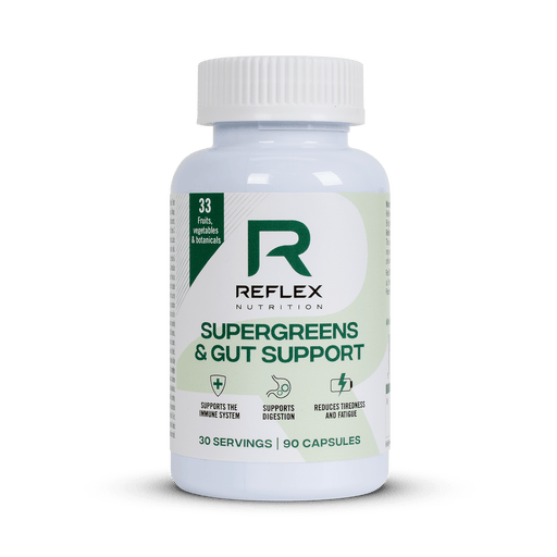 Reflex Nutrition Supergreens & Gut Support 90 Cap Best Value Nutritional Supplement at MYSUPPLEMENTSHOP.co.uk