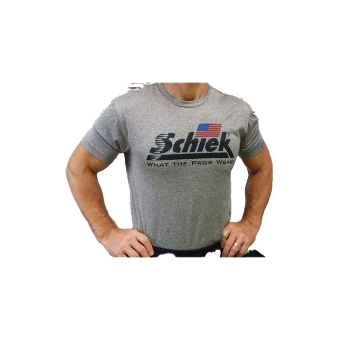 Schiek Men's Poly HD T-Shirt - Grey