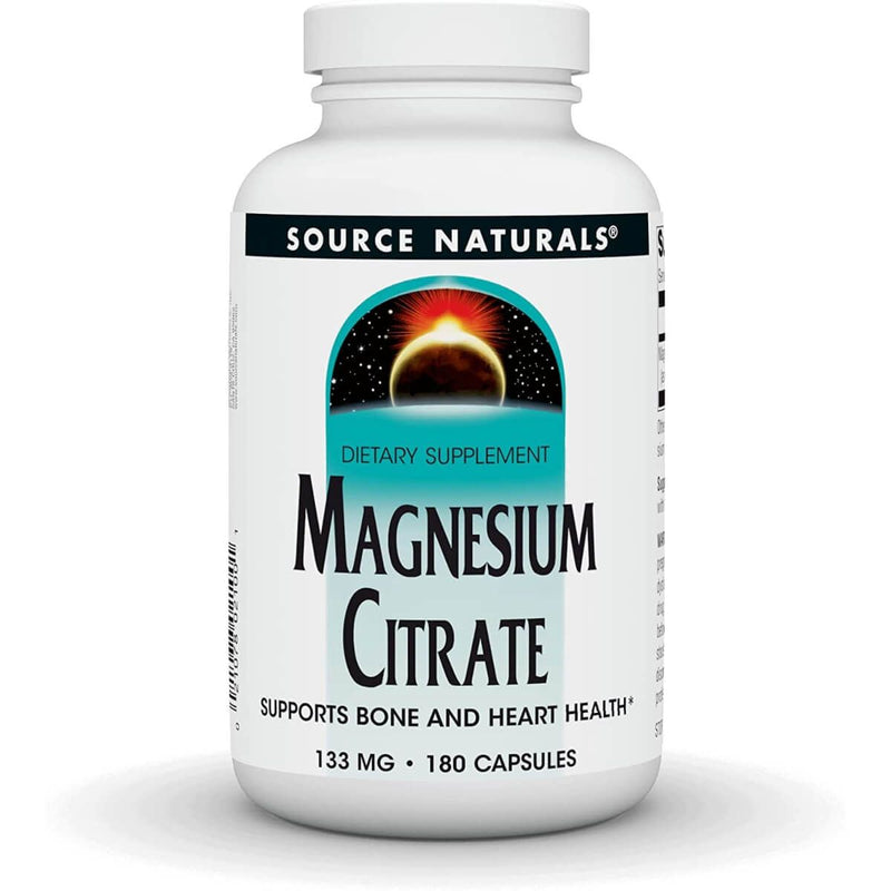 Source Naturals Magnesium Citrate 133mg 180 Capsules | Premium Supplements at MYSUPPLEMENTSHOP